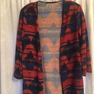 Tribal print sweater by S.Y.L.K